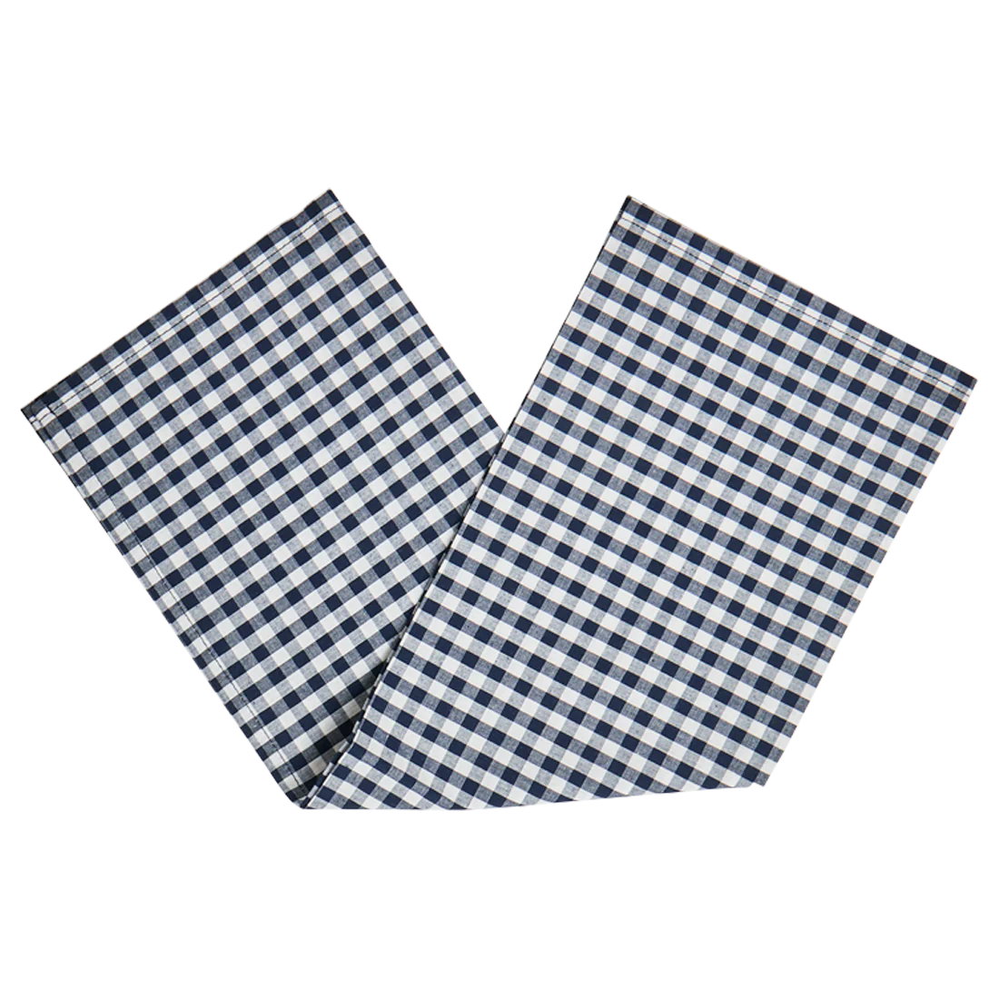 4PK GINGHAM NAPKINS - NAVY - Image 4