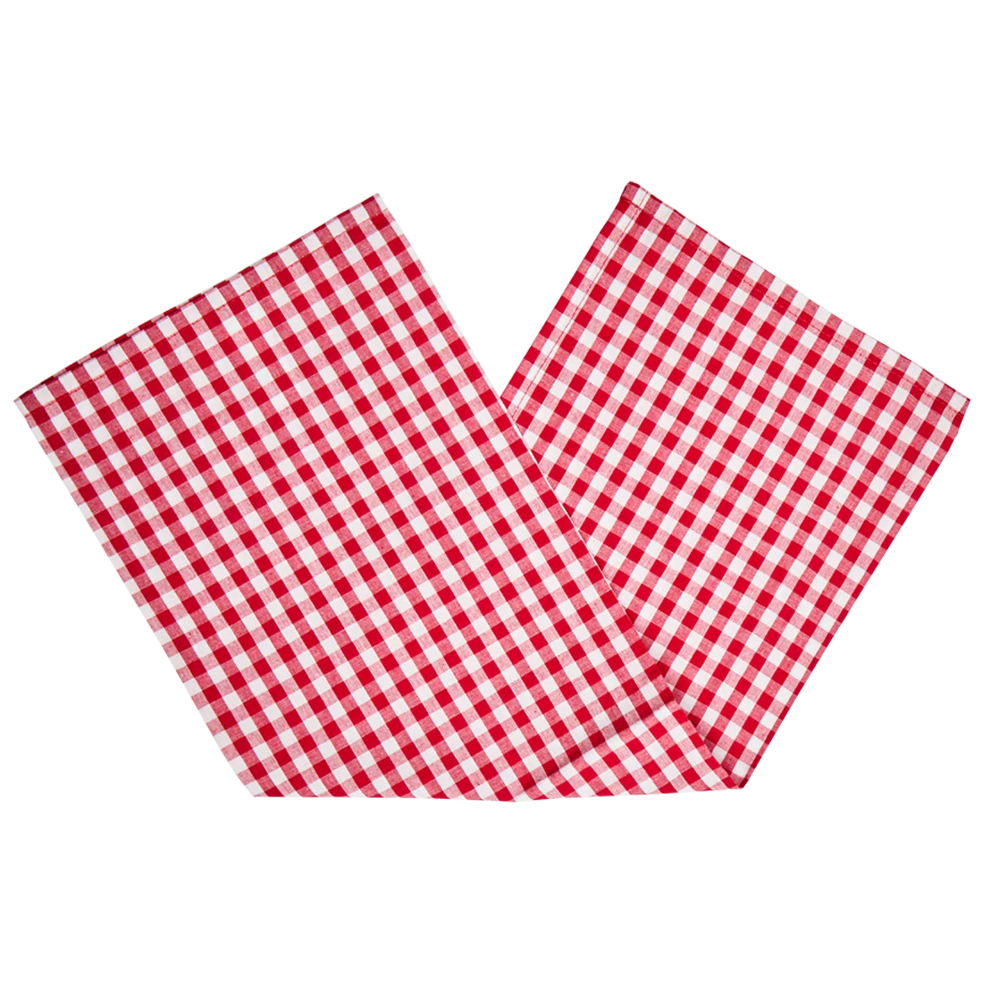 4PK GINGHAM NAPKINS - RED - Image 4