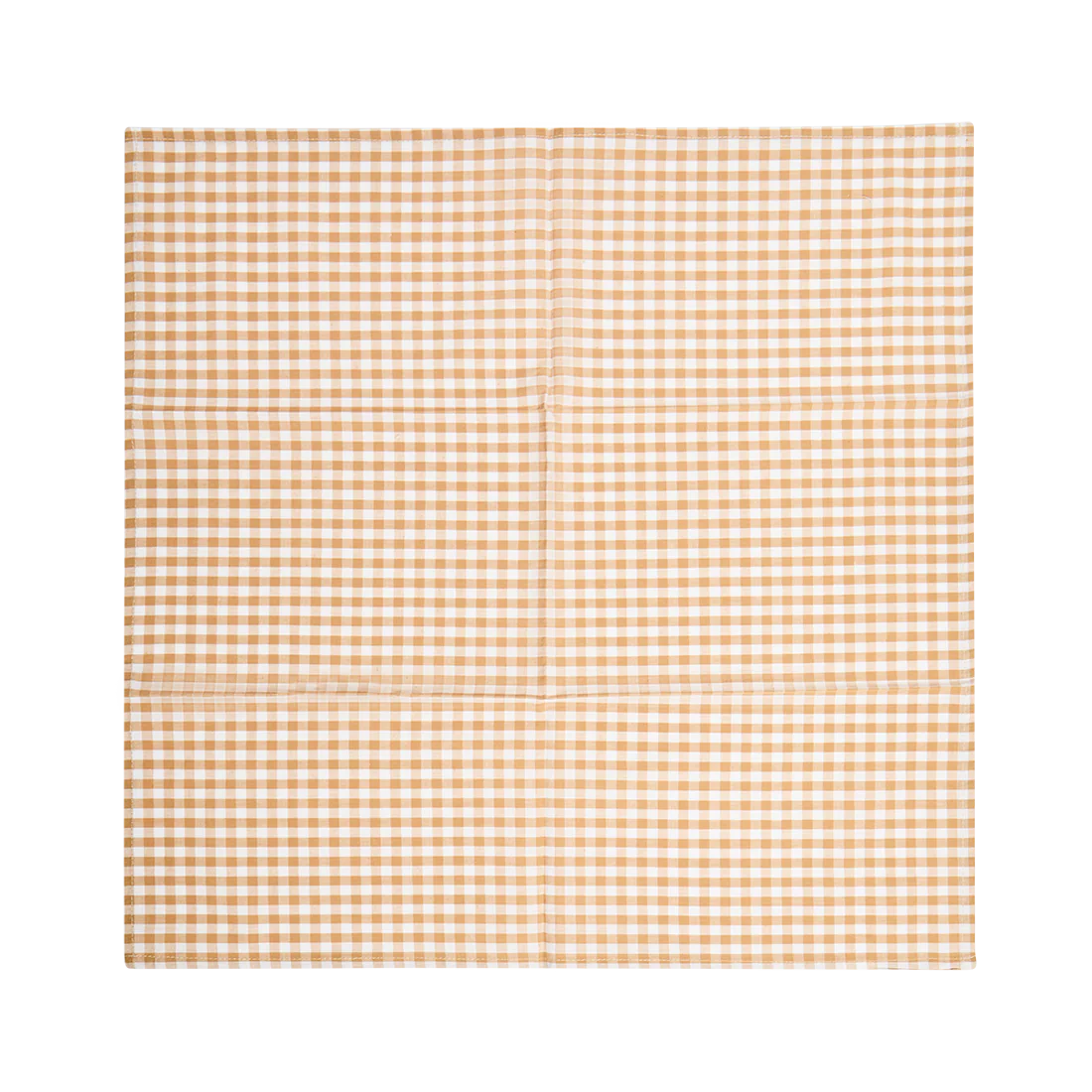 4PK GINGHAM NAPKINS - TAN - Image 2