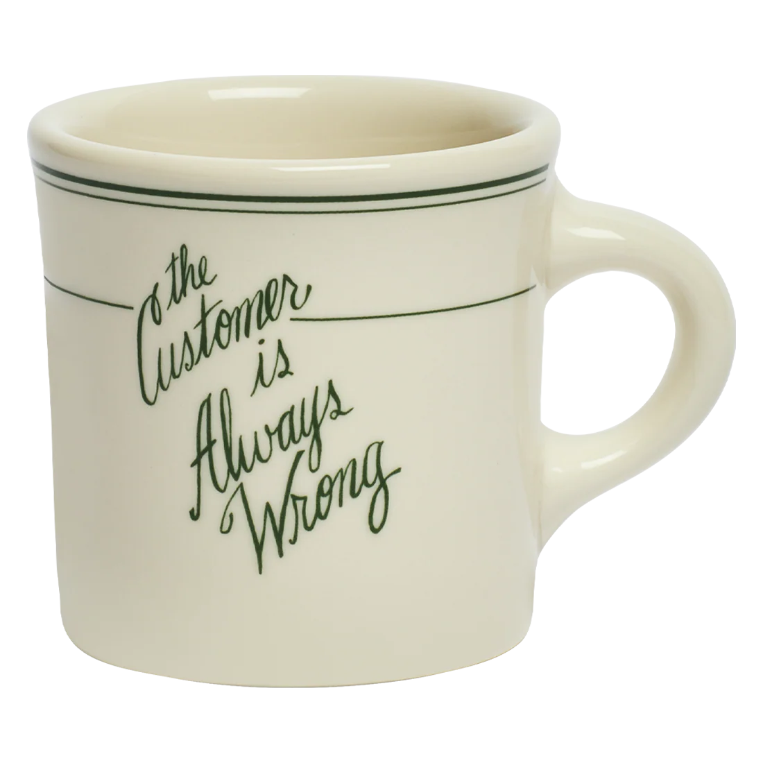PLEASANTRIES - CUSTOMER IS ALWAYS WRONG MUG (8.75OZ) - Image 2