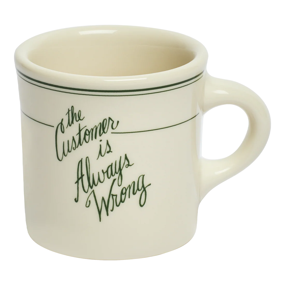 PLEASANTRIES - CUSTOMER IS ALWAYS WRONG MUG (8.75OZ) - Image 3