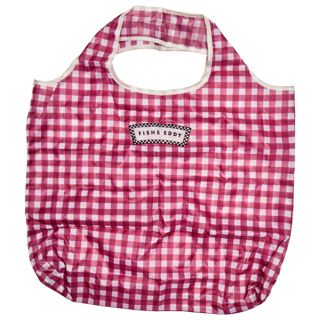 GINGHAM SHOPPER/POUCH - RED - Image 2