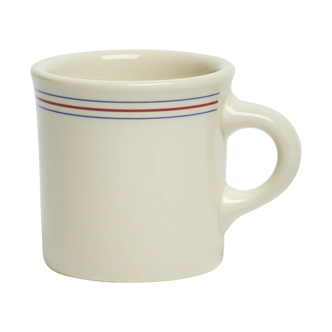 HL RED/BLUEBAND - DINER MUG (8.75OZ) - Image 2