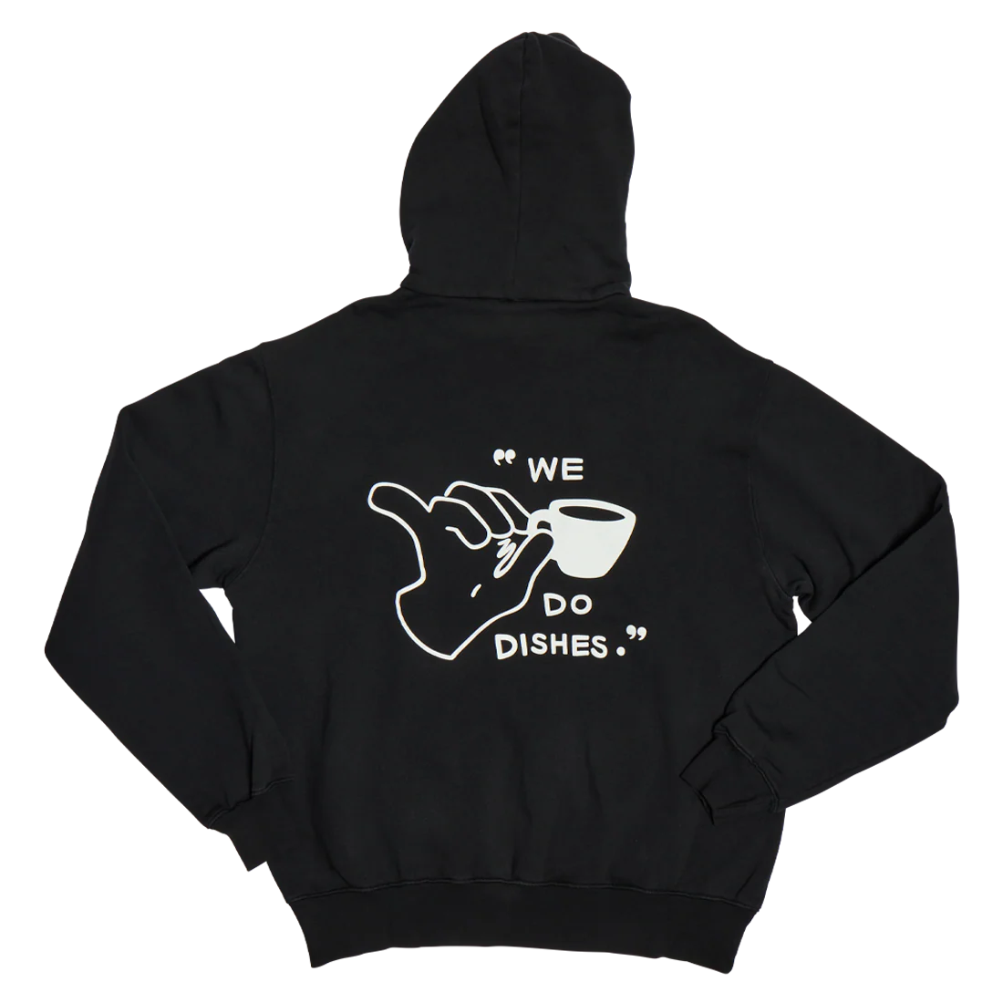 Hoodie - We Do Dishes - Black - M - Image 3