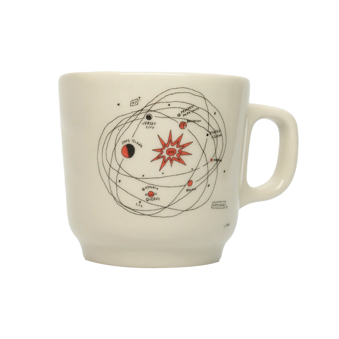 LIANA FINCK - PLANETS MUG (10OZ) - Image 3