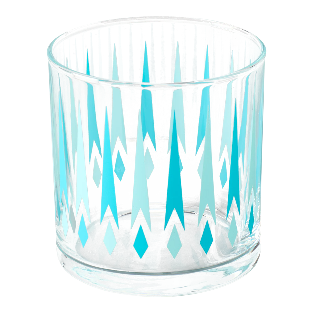NOVELTY GLASSWARE - PARTY GLASSES - BLUE DIAMONDS (11.5OZ) - Image 3