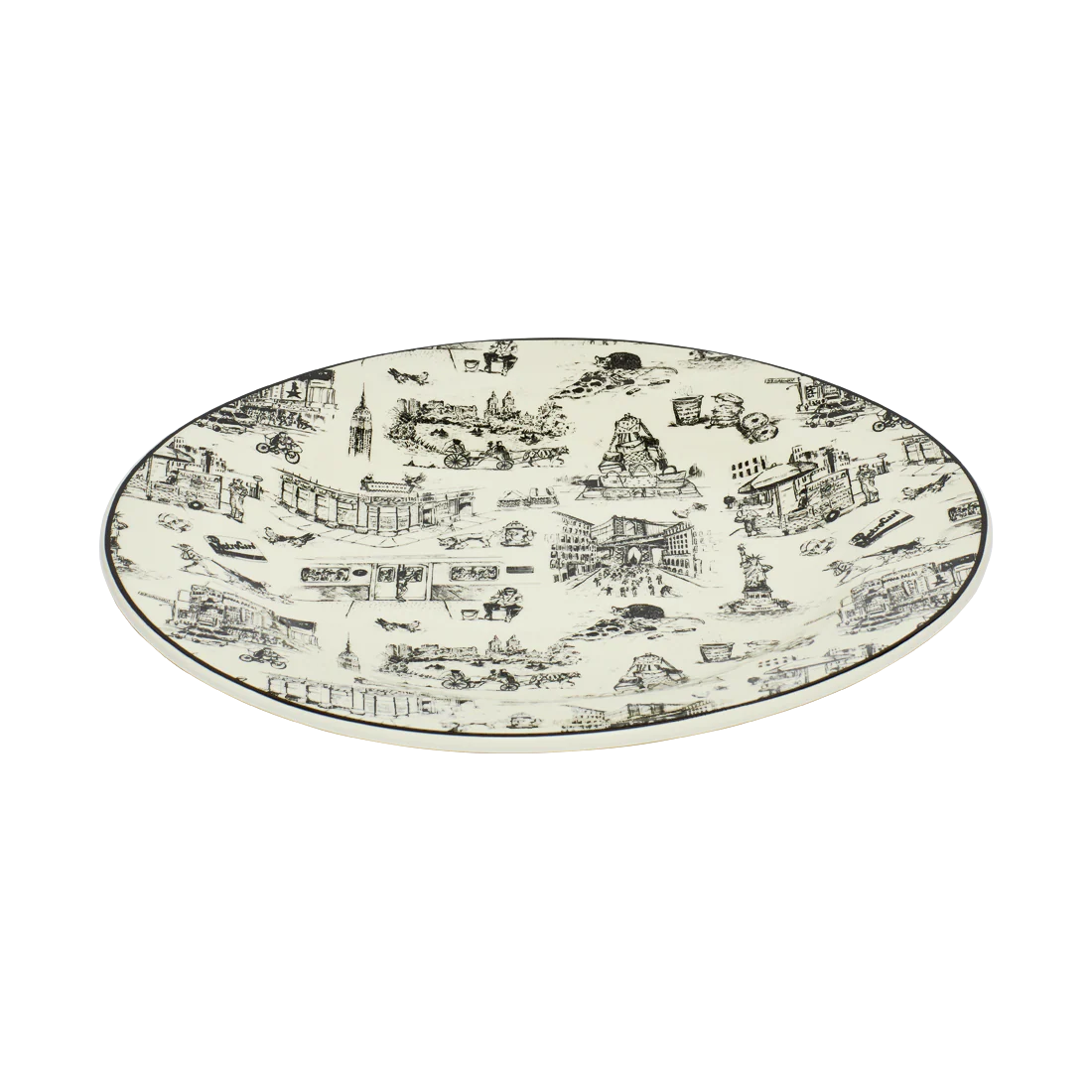 NYC TOILE - DINNER PLATE (10.25") - Image 3