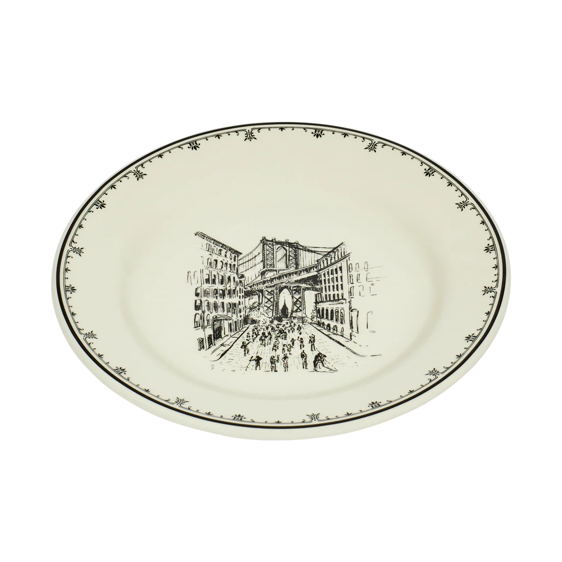 NYC Toile - Dumbo Plate 8.25in - Image 2