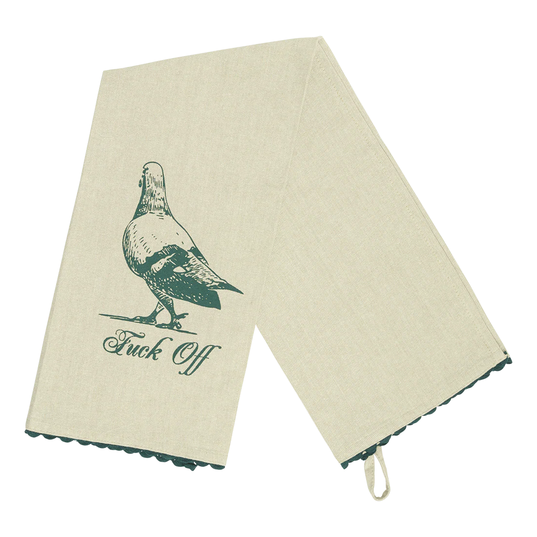 PLEASANTRIES - FUCK OFF TEA TOWEL - Image 3