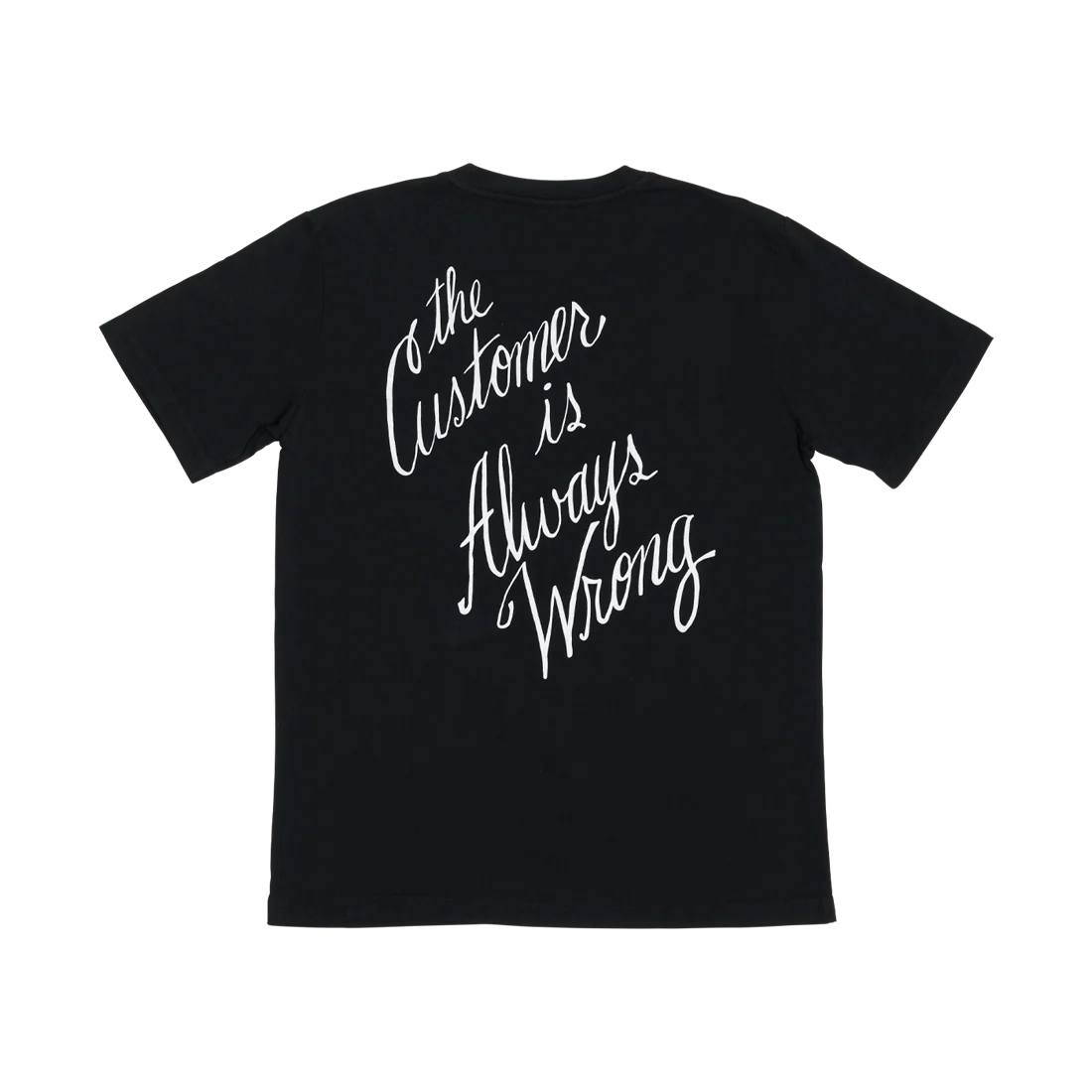 TEE - CUSTOMER ALWAYS WRONG - BLACK - L - Image 3